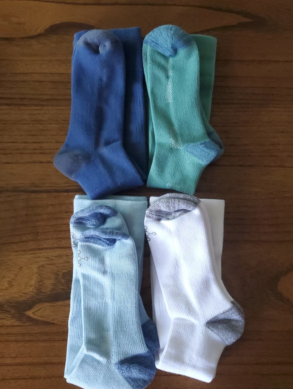 Tommie Copper Set Of 4 Unisex Compression Over The Calf Socks Multicolor